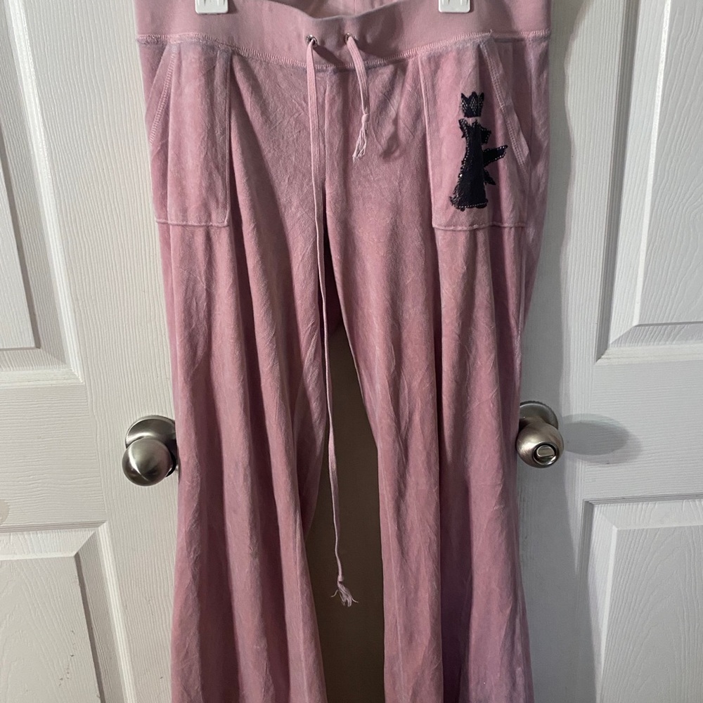 Juicy Couture Velvet Track Pants